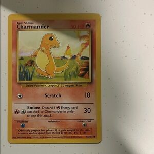 1995 Charmander Pokémon Card